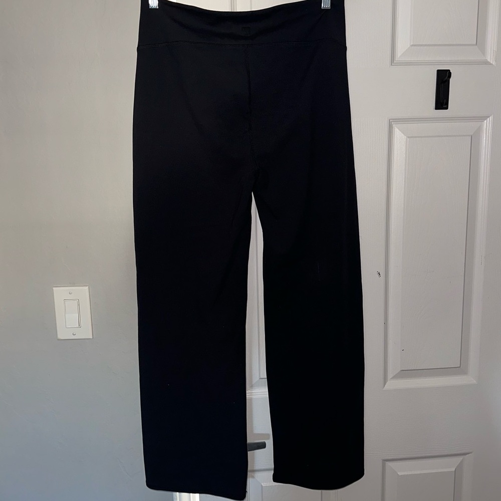 Black high waisted Wide Leg leggings